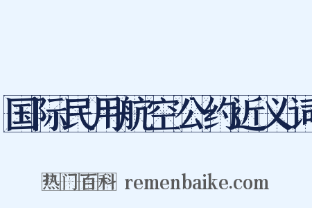 国际民用航空公约近义词是什么意思的图片